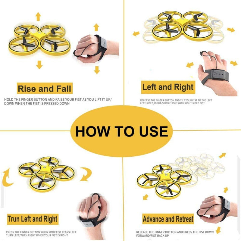 Gesture Sensing Flying Saucer