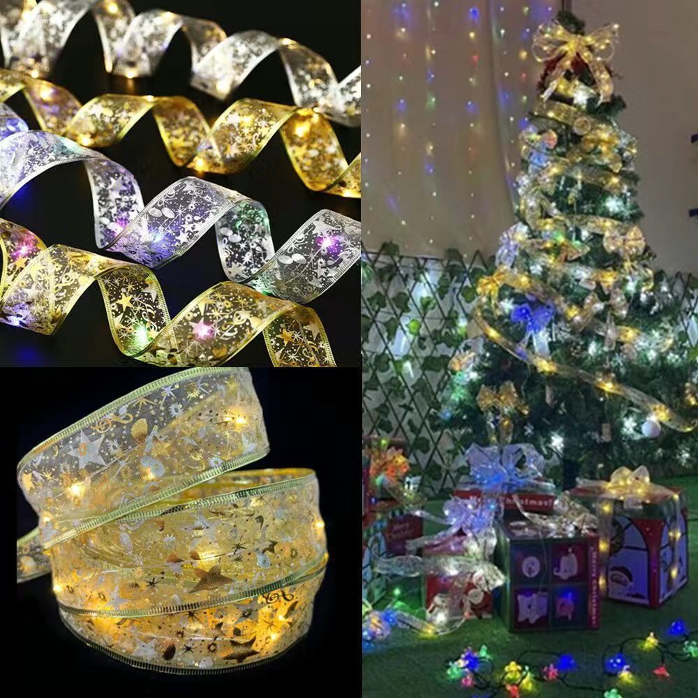 Christmas Tree Decoration Ribbon Led