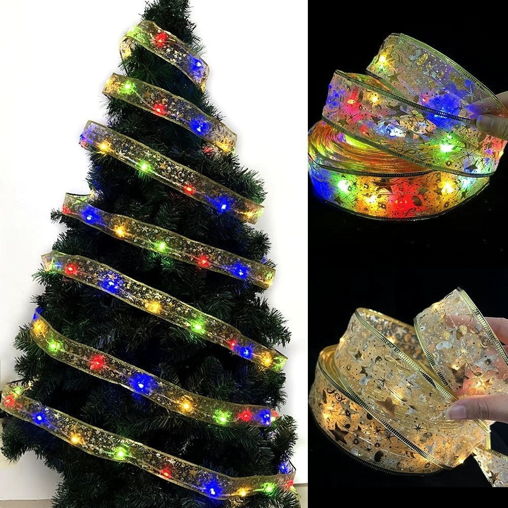 Christmas Tree Decoration Ribbon Led
