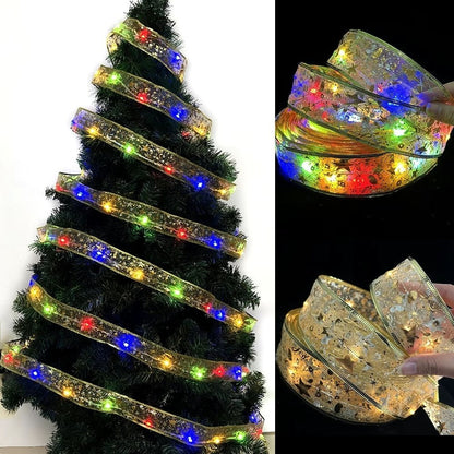 Christmas Tree Decoration Ribbon Led